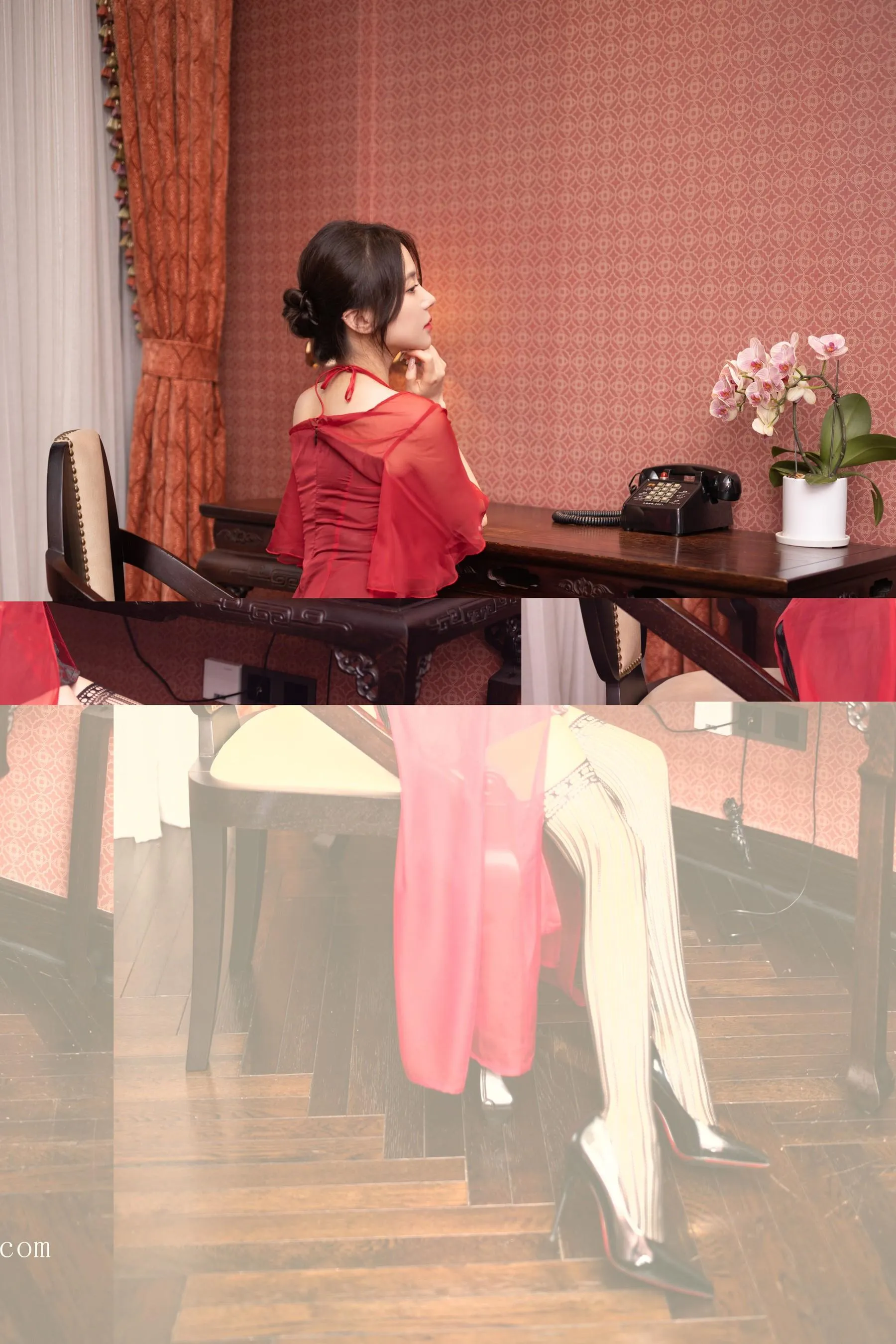 NO.0018 秀人名模鱼子酱Fish内部私购未上架《落叶有情》写真[23] [47P]插图1